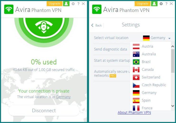 Avira Phantom VPN latest version