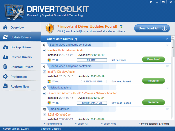 Driver toolkit windows