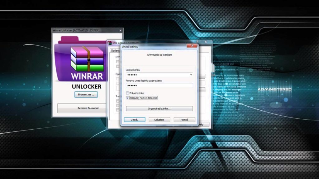 WinRAR Password Remover windows