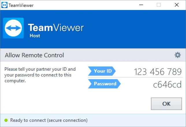 TeamViewer windows