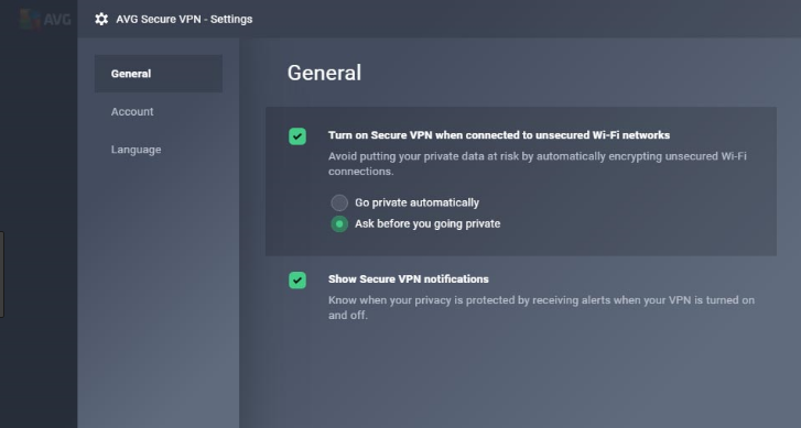 AVG Secure VPN latest version