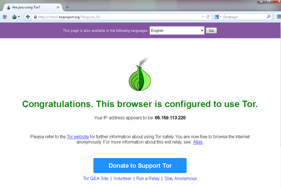 Tor Browser latest version
