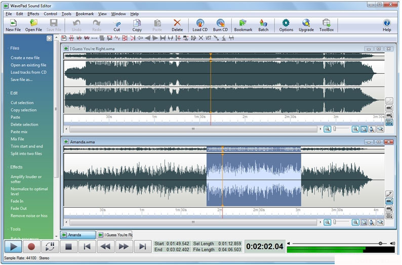 WavePad Sound Editor latest version