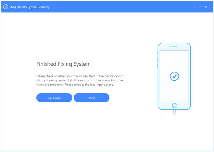 iMyFone iOS System Recovery windows