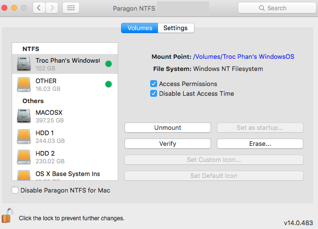 Paragon NTFS latest version