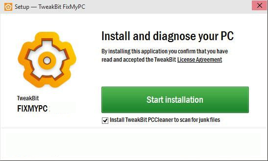 TweakBit FixMyPC windows