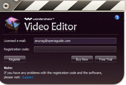 Wondershare Video Editor latest version 