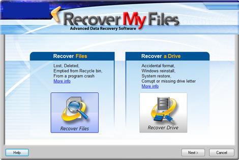 Recover My Files windows
