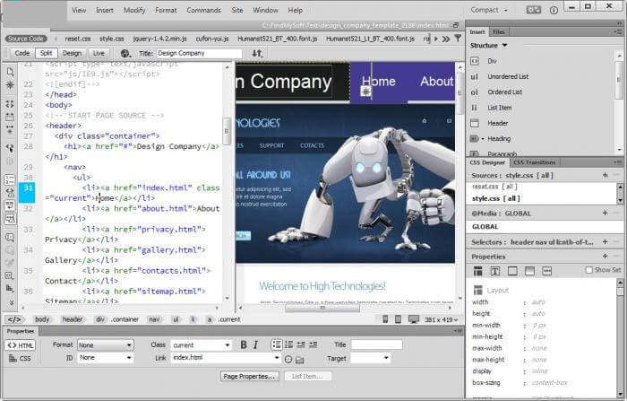 Adobe Dreamweaver latest version
