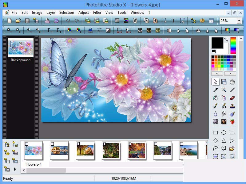 PhotoFiltre Studio X latest version