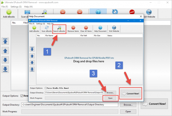 Epubsoft Ultimate DRM Removal latest version