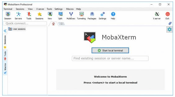 MobaXterm Professional windows