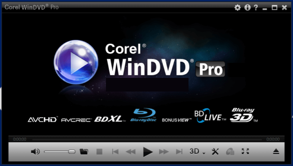 Corel WinDVD Pro windows